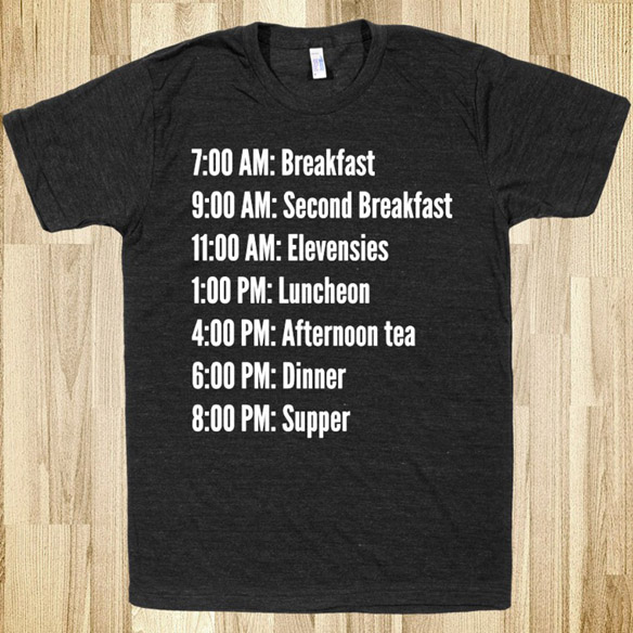 Hobbit Schedule T-Shirt