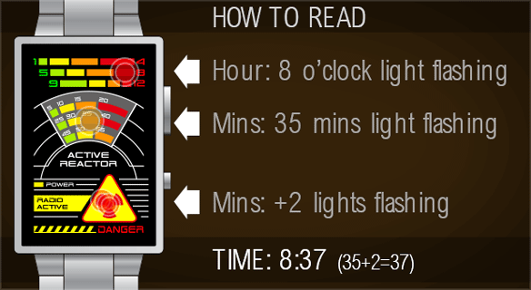 How to Read Kisai Radioactive LED Watch