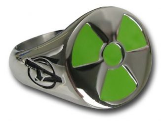 Hulk Radiation Symbol Avengers Ring