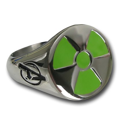Hulk Radiation Symbol Avengers Ring
