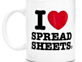 I Love Spreadsheets Mug