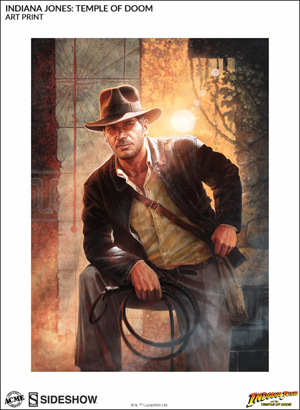 Indiana Jones Temple of Doom Premium Art Print