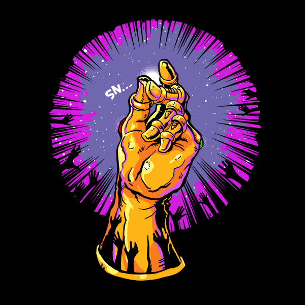 Infinity Gauntlet Oh Snap! T Shirt