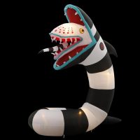 Inflatable Pre-Lit Animated Beetlejuice Sandworm