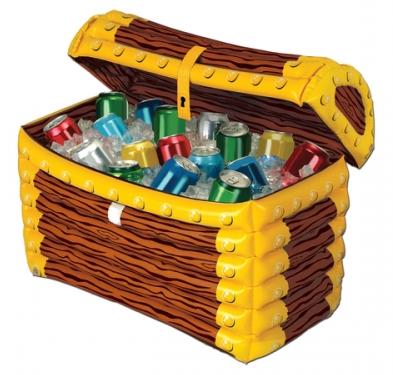 Inflatable Treasure Chest Cooler
