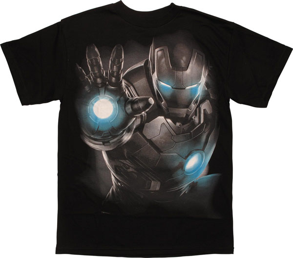 Iron Man Age of Ultron Glow Darkness T-Shirt