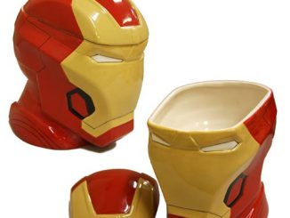 Iron Man Ceramic Cookie Jar