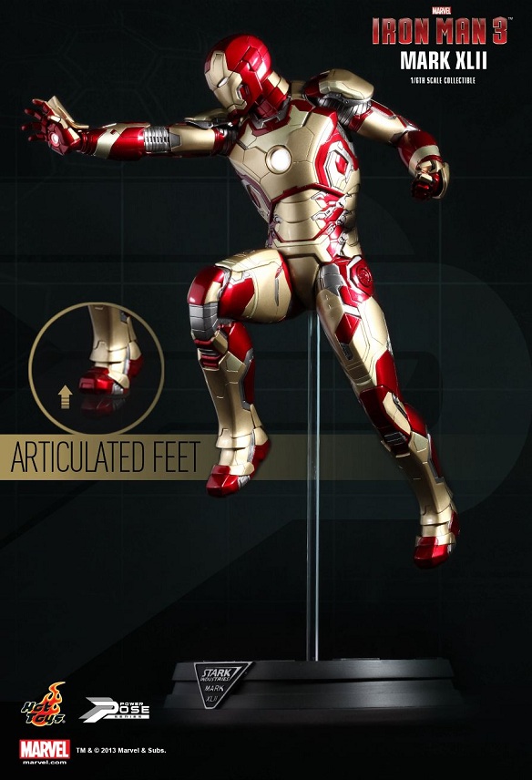 Iron Man Mark XLII Power Pose Series Sixth Scale Figure