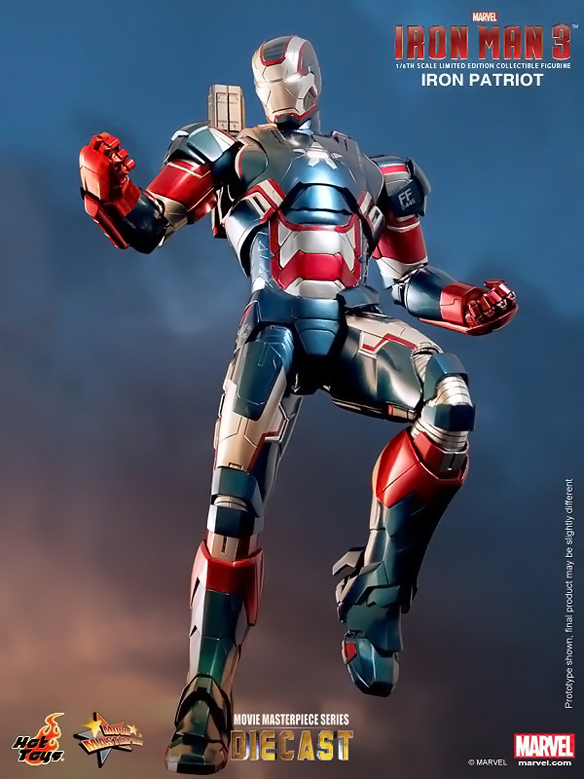 Iron Patriot Diecast Movie Masterpiece Series Sixth Scale Figure