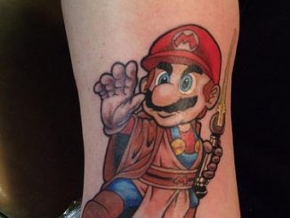 Jedi Mario Tattoo