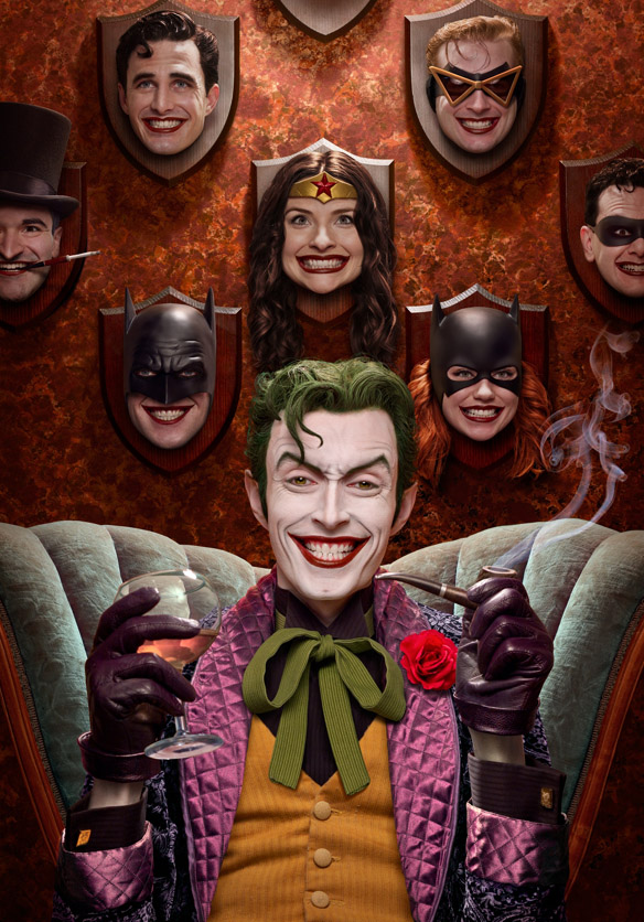 Joker Trophies Autographed Poster