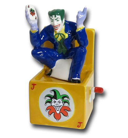 Joker in the Box Salt & Pepper Shakers