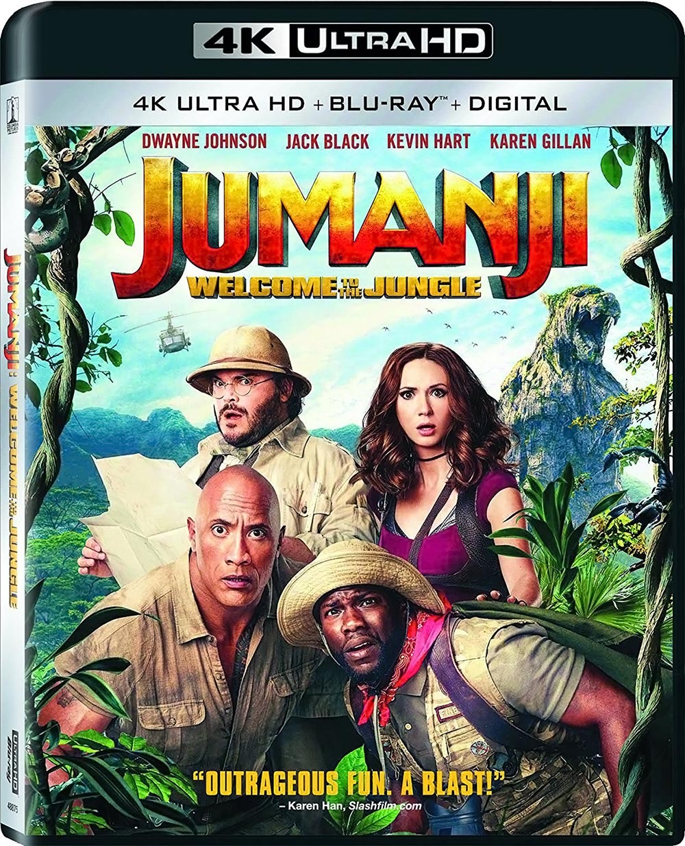 Jumanji: Welcome to the Jungle Released on DVD/Blu-ray/4K
