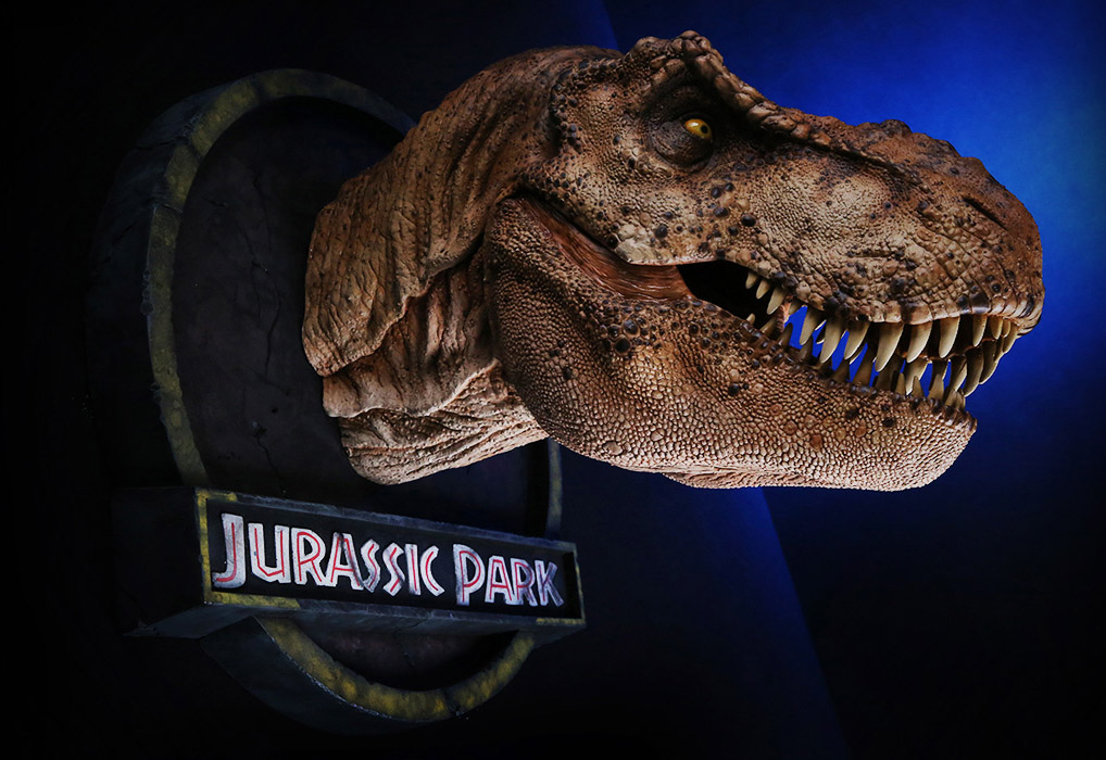 jurassic park female 15 scale t rex bust
