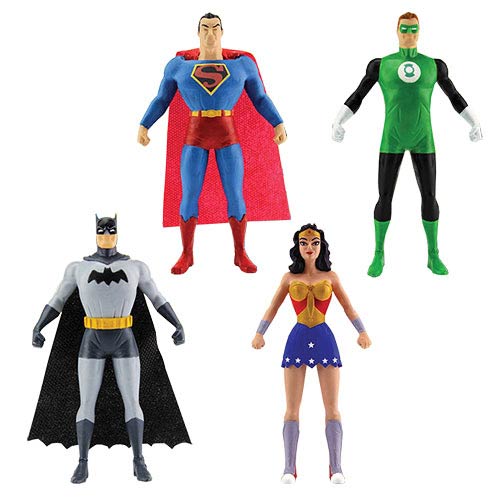 Justice League 5 1 2-Inch Bendable Figure 4-Pack