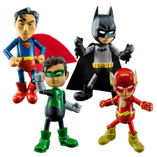 Justice League Series 0.5 Hybrid Metal Figuration Die-Cast Metal Mini-Figure 4-Pack