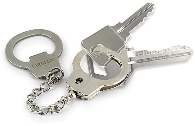 Key Cuffs Bottle Opener Keychain