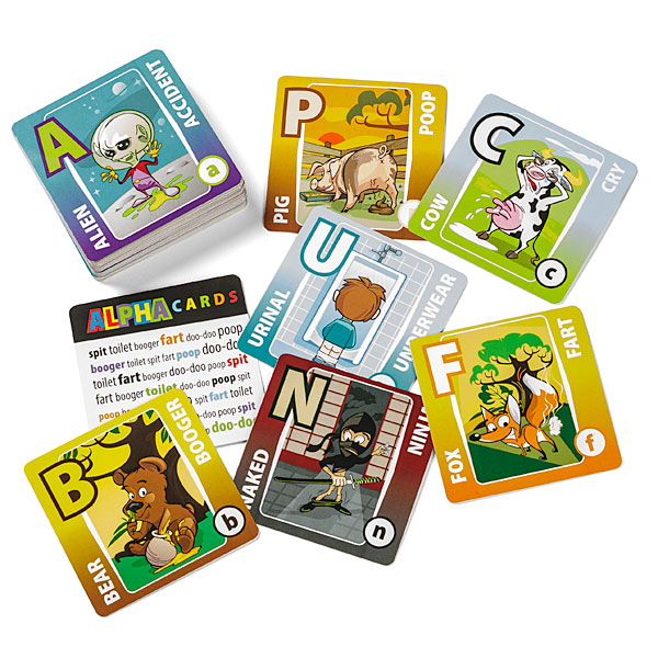 Kids Humor Alphabet Matching Card Game