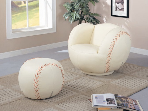 Kids Sports Chair Collection Chair and Ottoman