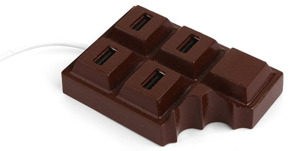 Kikkerland Chocolate USB Hub
