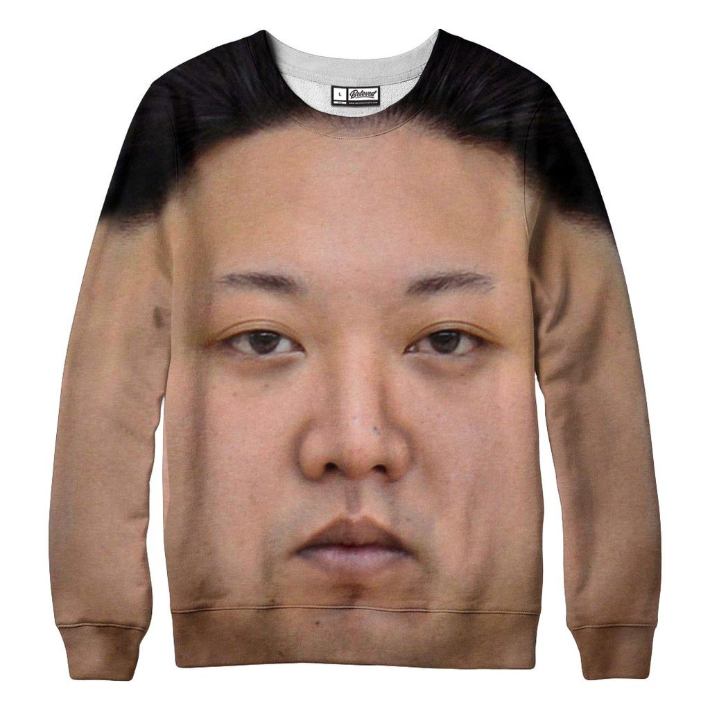 Donald Trump KIM Jong Un Pulp Fiction Hommes Sweat-shirt 