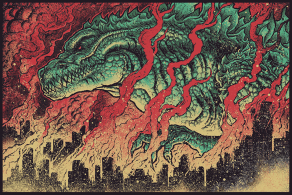 King of Monsters Limited Edition Art Poster