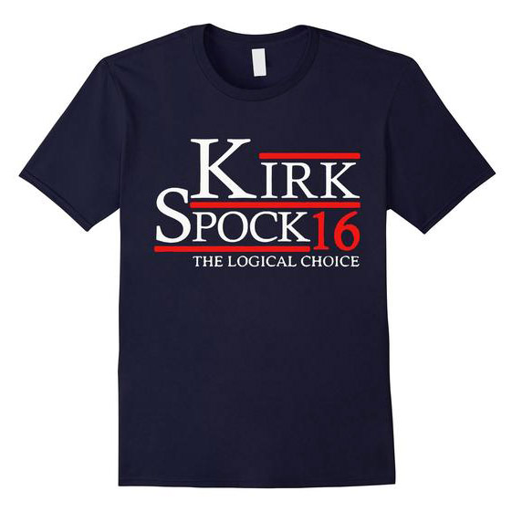 Kirk Spock The Logical Choice President 2016 T-Shirt