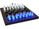 LED BlueWhite Glow Chess Set