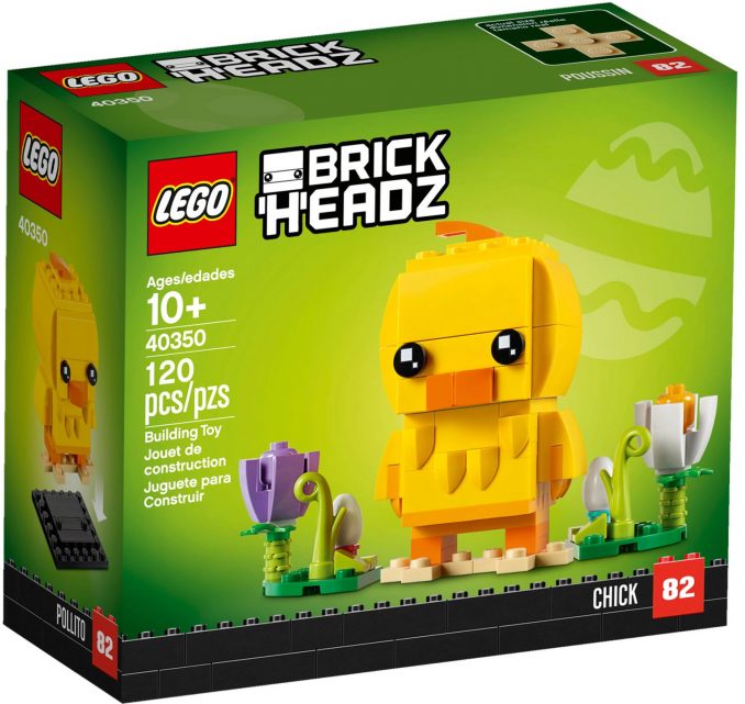 LEGO Brick Headz Easter Chick 40350 Box