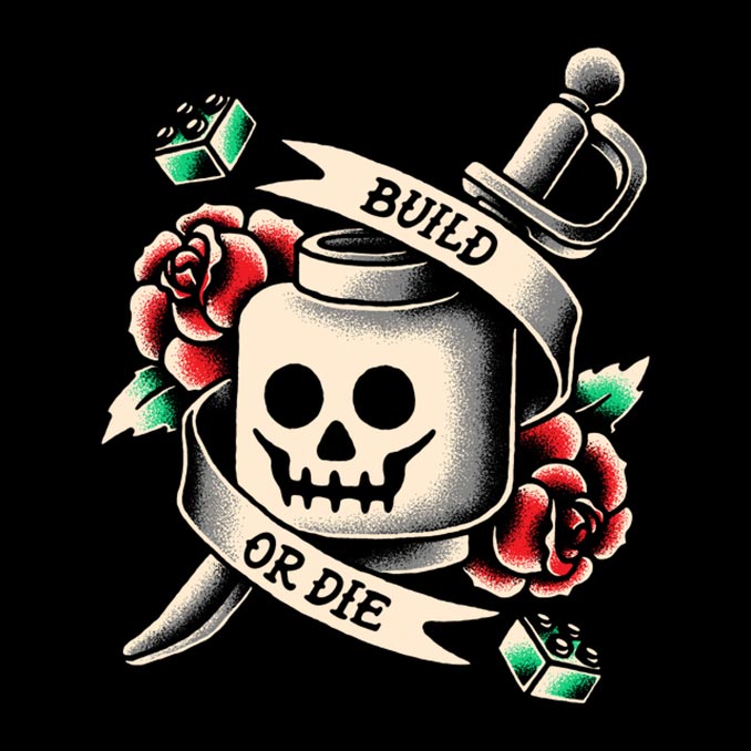 LEGO Build or Die T-Shirt