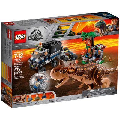 LEGO Jurassic World Carnotaurus Gyrosphere Escape 75929