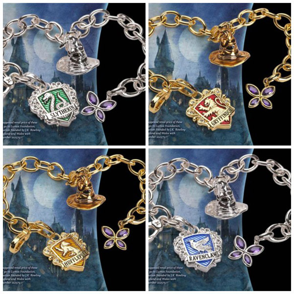 LUMOS Harry Potter Hogwarts Charm Bracelets