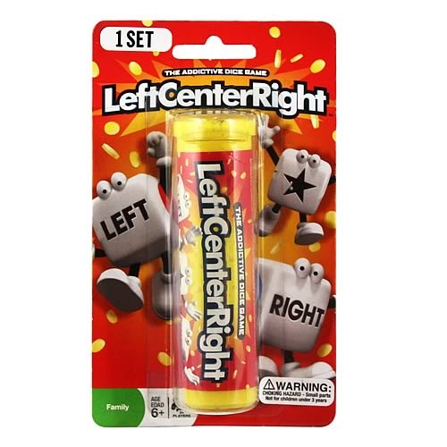 Left Center Right Dice Game Tube