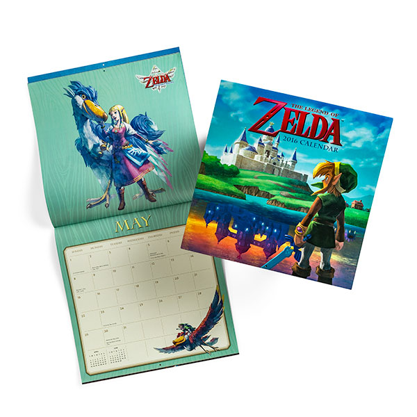 Legend Of Zelda 2016 Wall Calendar
