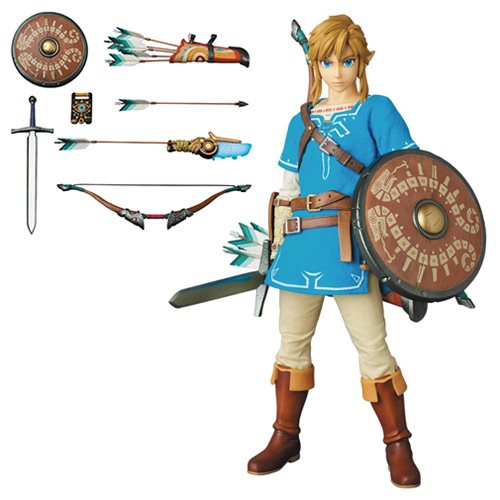 Legend of Zelda Breath of the Wild Link Real Action Hero Figure