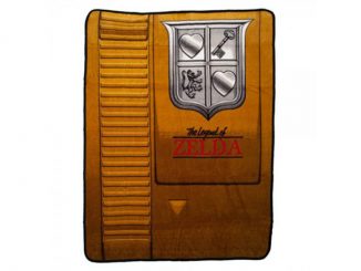 Legend of Zelda Gold Cartridge Throw Blanket