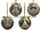 Legend of Zelda Symbol 4pk Ornaments
