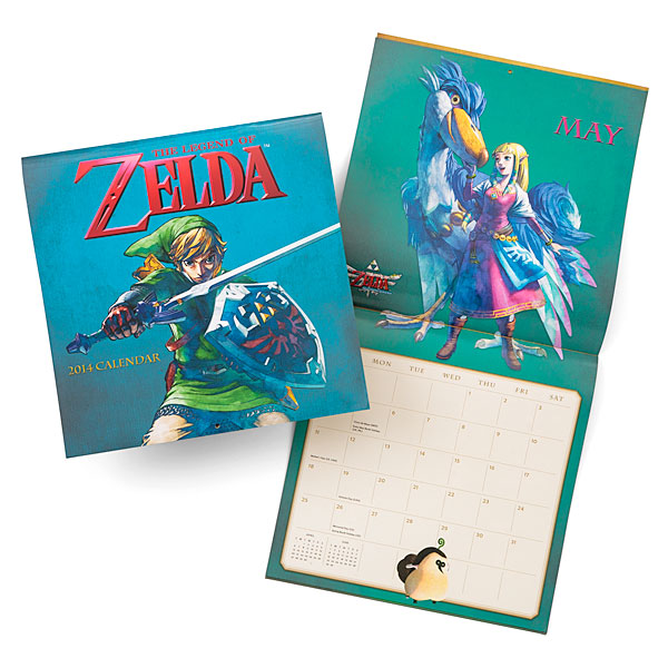 Legend of Zelda Wall Calendar