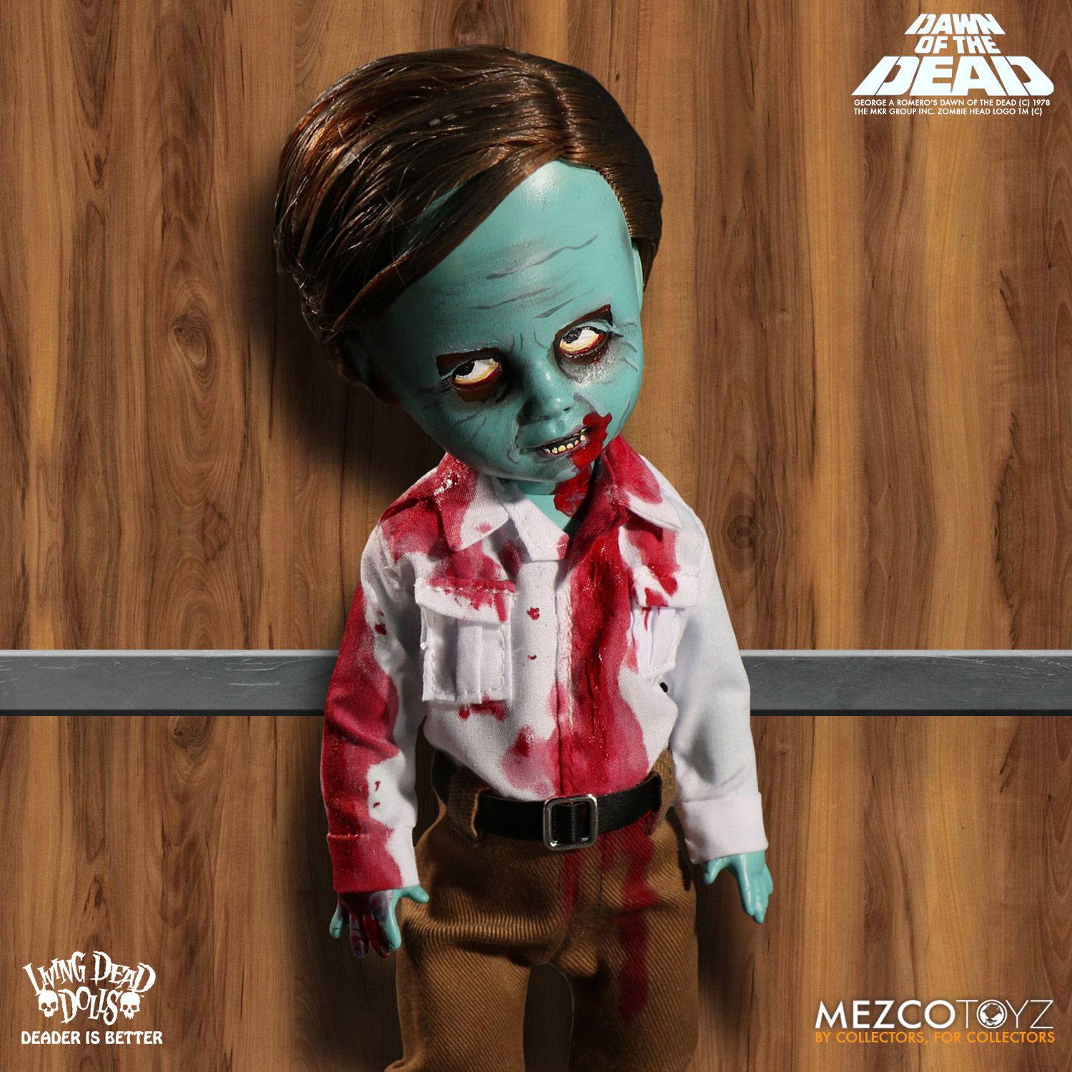 Flyboy and Plaid Shirt Zombie Dawn of the Dead Living Dead Dolls 