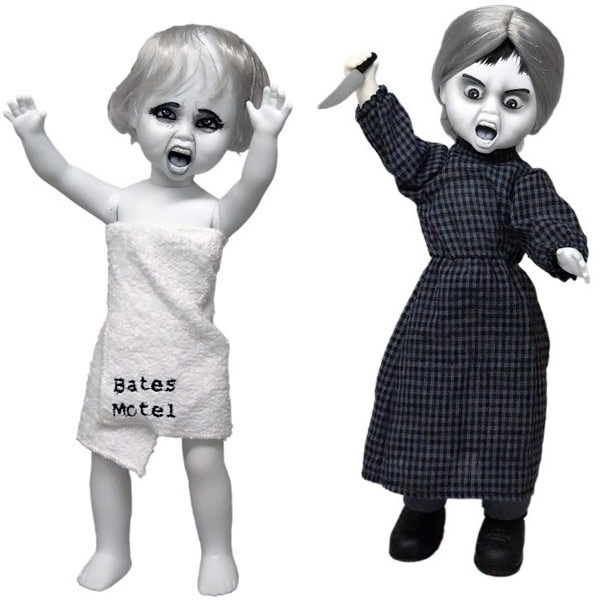 Living Dead Dolls Pyscho Norman and Marion Doll Set