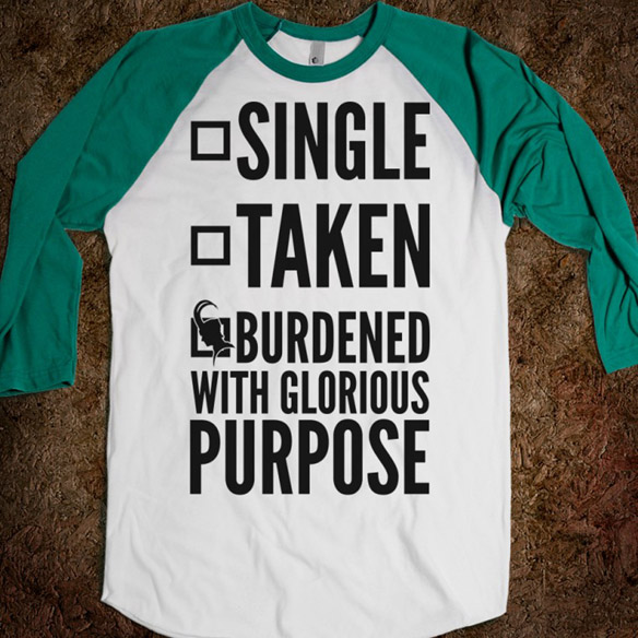 Loki Burdened with Glorious Purpose T-Shirt