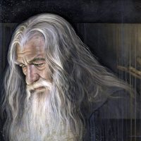 Lord of the Rings Gandalf Painting