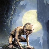 Lord of the Rings Gollum Painting