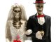 Love Never Dies - Bride and Groom Cake Toppers