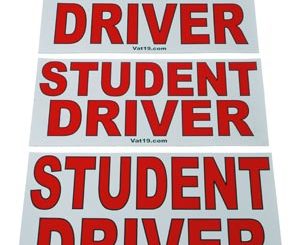 Magnetic Student Driver Signs