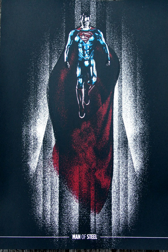 Man of Steel Fortress Of Solitude Screen Print