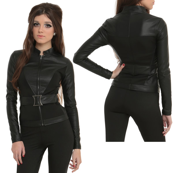 Marvel By Her Universe Black Widow Girls Belted Jacket