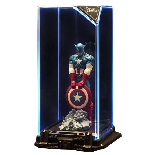 Marvel Captain America Super Hero Illuminate Gallery Statue