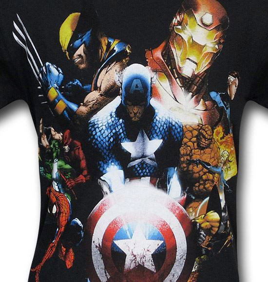 Marvel Civil War by Michael Turner Shirt