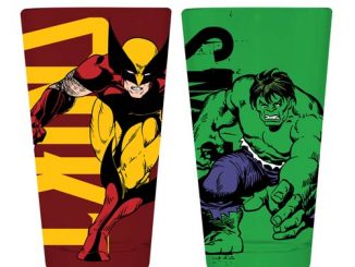 Marvel Classic Hulk and Wolverine Pint Glass 2-Pack